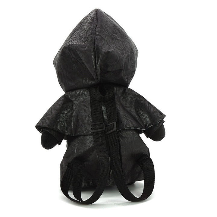 CRACKED EYES PLAGUE DOC PLUSH BACKPACK IN POLYSTER