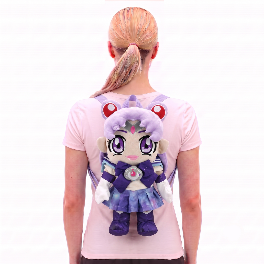 PLUSH ANIME GIRL BACKPACK IN POLYESTER