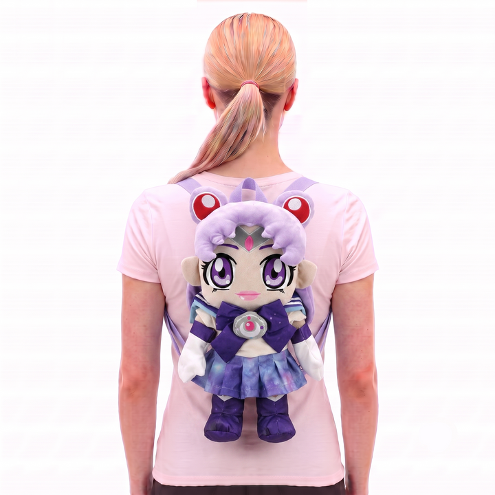 PLUSH ANIME GIRL BACKPACK IN POLYESTER