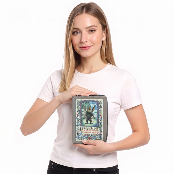 Cthulhu Book Clutch Bag in Vinyl