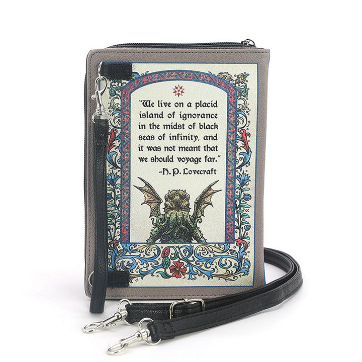 Cthulhu Book Clutch Bag in Vinyl