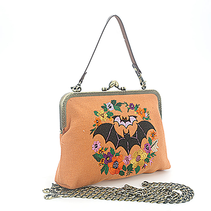 Bat Vintage Kisslock Bag