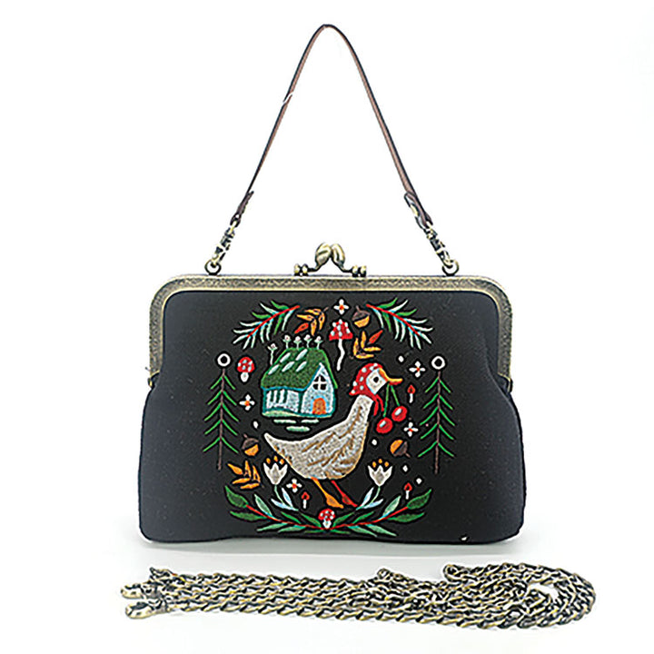 Mother Goose Kisslock Bag