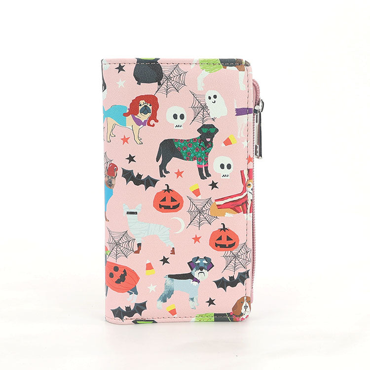 Halloween Doggie Costume Party Wallet in Vinyl