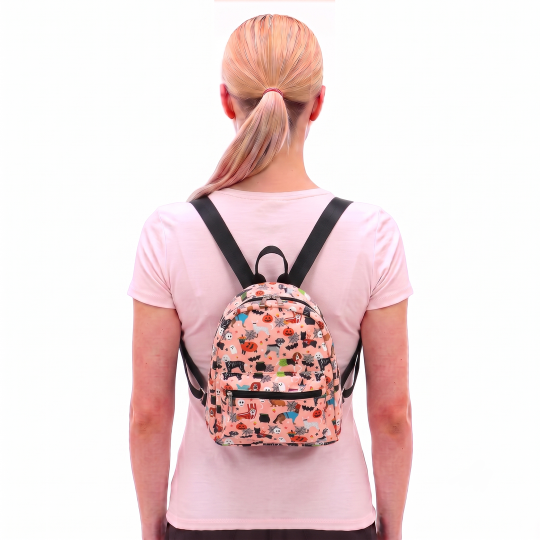Halloween Dog Costume Party Mini Backpack in Polyester