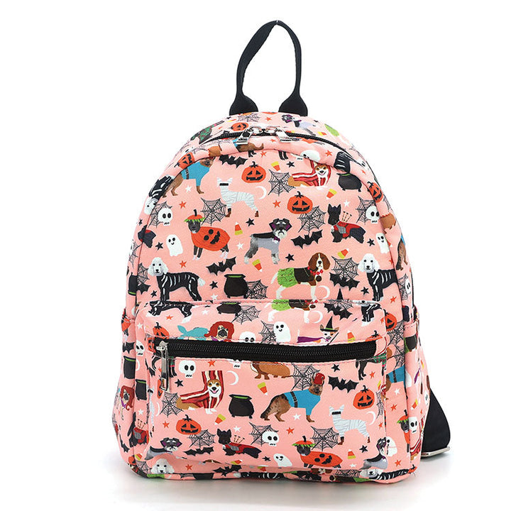 Halloween Dog Costume Party Mini Backpack in Polyester