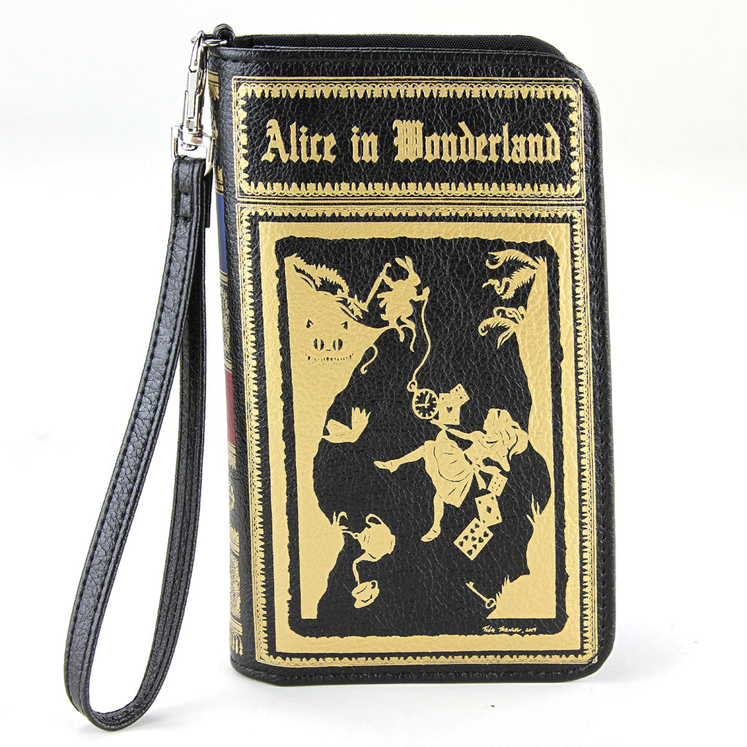 Alice in Wonderland Book Wallet in Vinyl