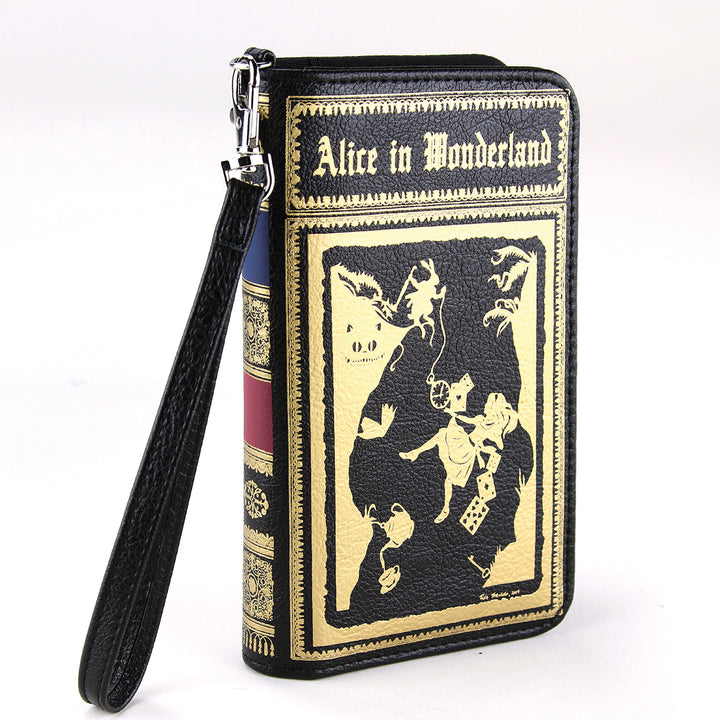 Alice in Wonderland Book Wallet in Vinyl