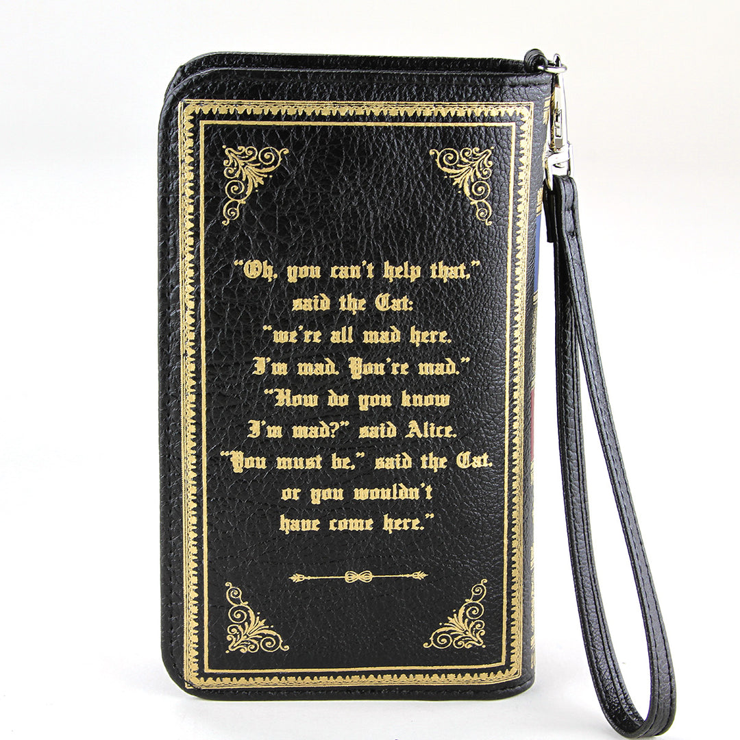 Alice in Wonderland Book Wallet in Vinyl