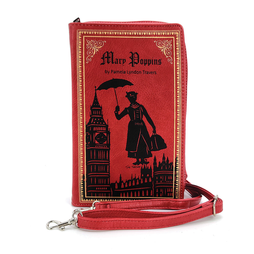 Classic Fiction Book Clutch Bags in Vinyl