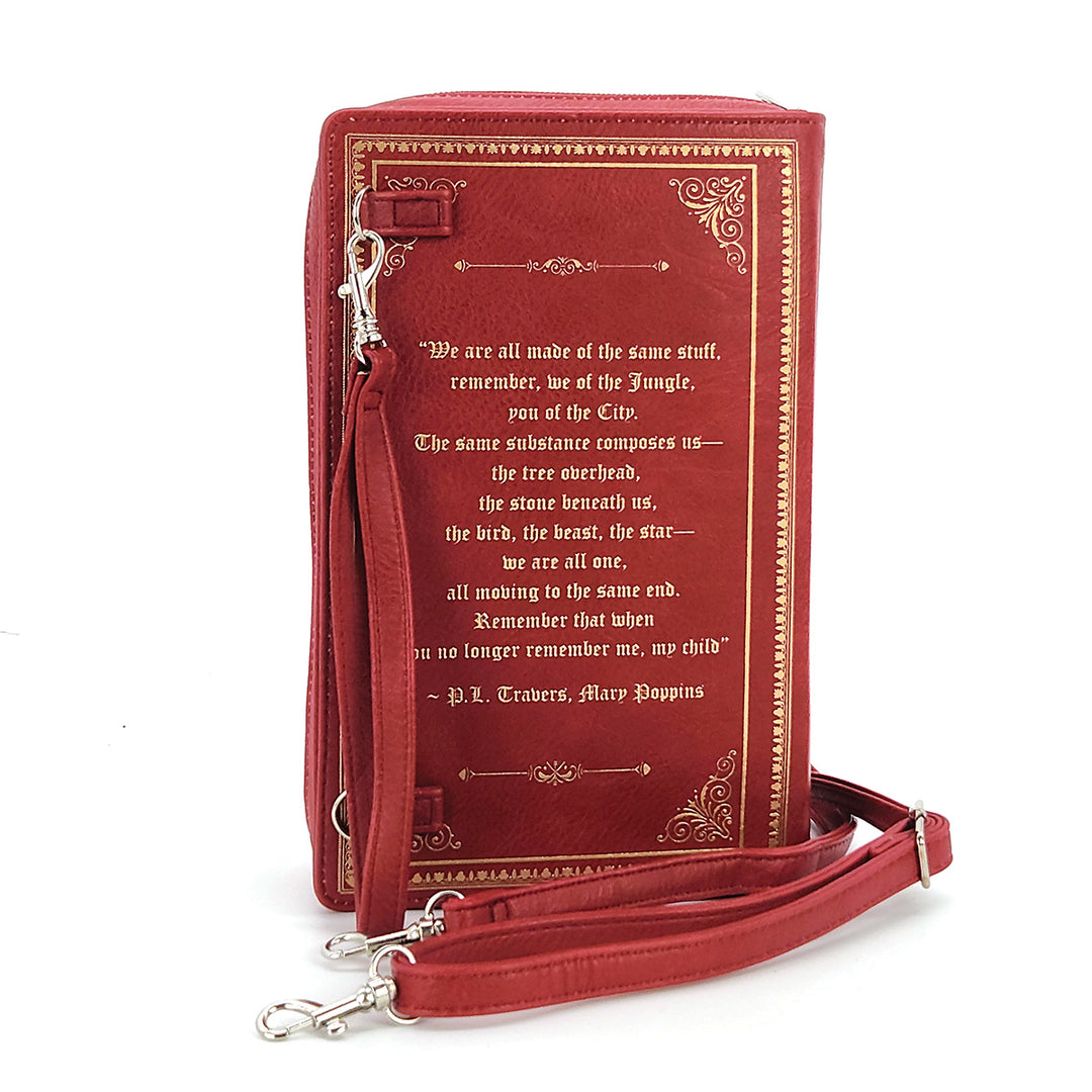 Classic Fiction Book Clutch Bags in Vinyl