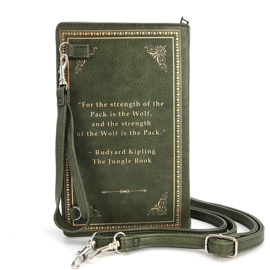 Classic Fiction Book Clutch Bags in Vinyl