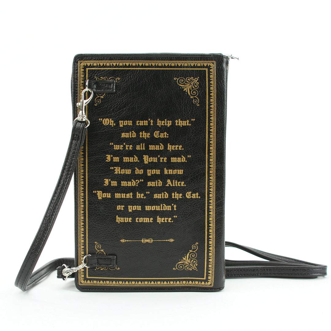 Classic Fiction Book Clutch Bags in Vinyl