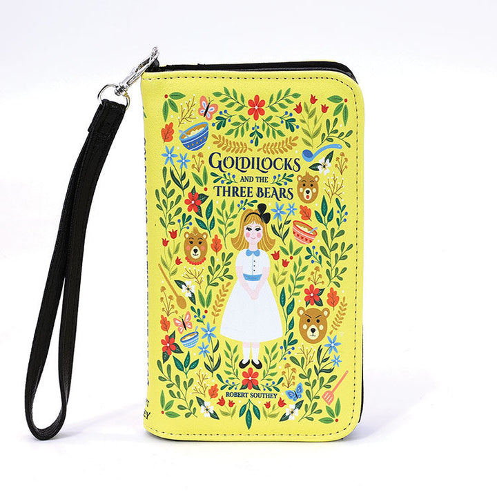 Goldilock and the Three Bears book wallet in vinyl