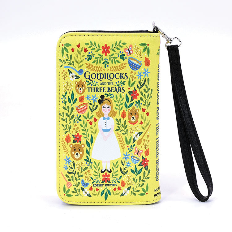 Goldilock and the Three Bears book wallet in vinyl