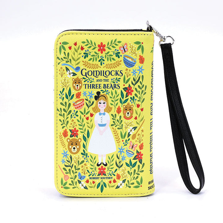 Goldilock and the Three Bears book wallet in vinyl