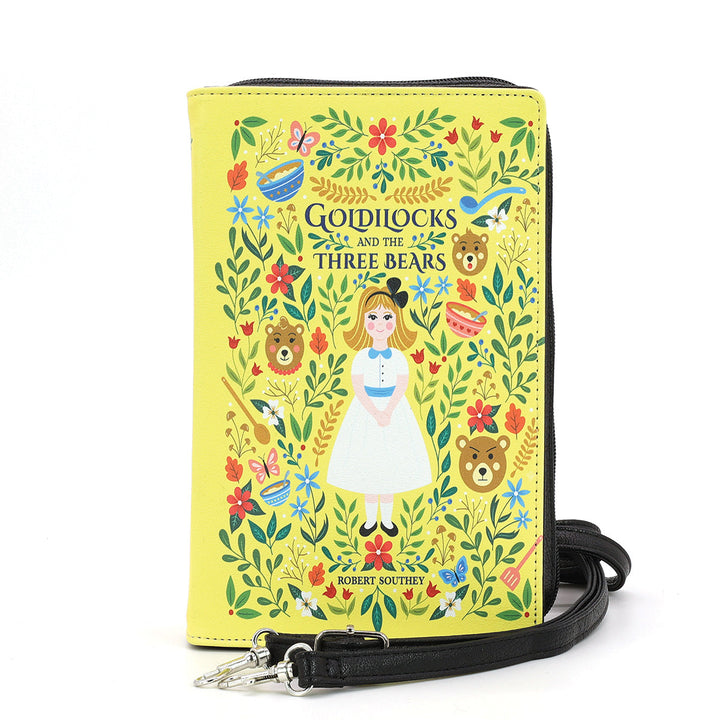 Goldilocks and the Three Bears Book Clutch Bag in Vinyl