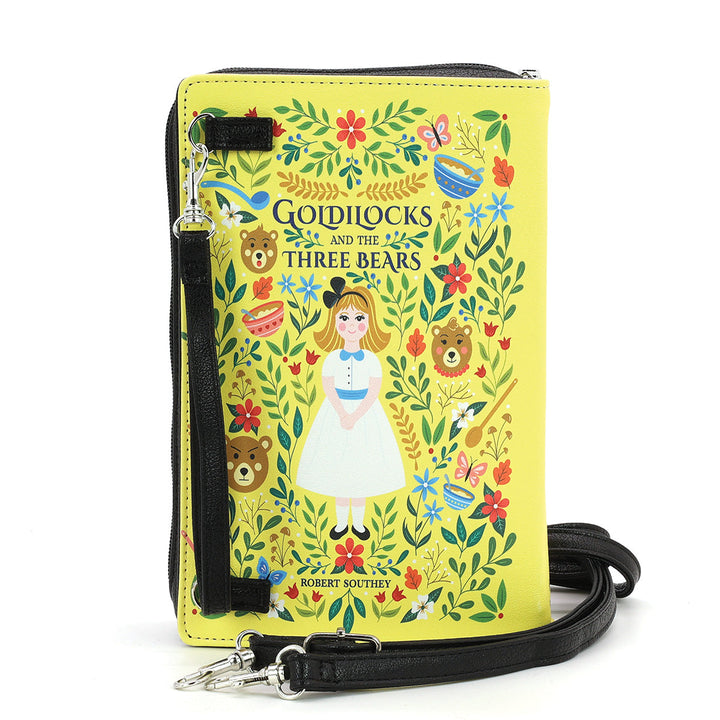 Goldilocks and the Three Bears Book Clutch Bag in Vinyl