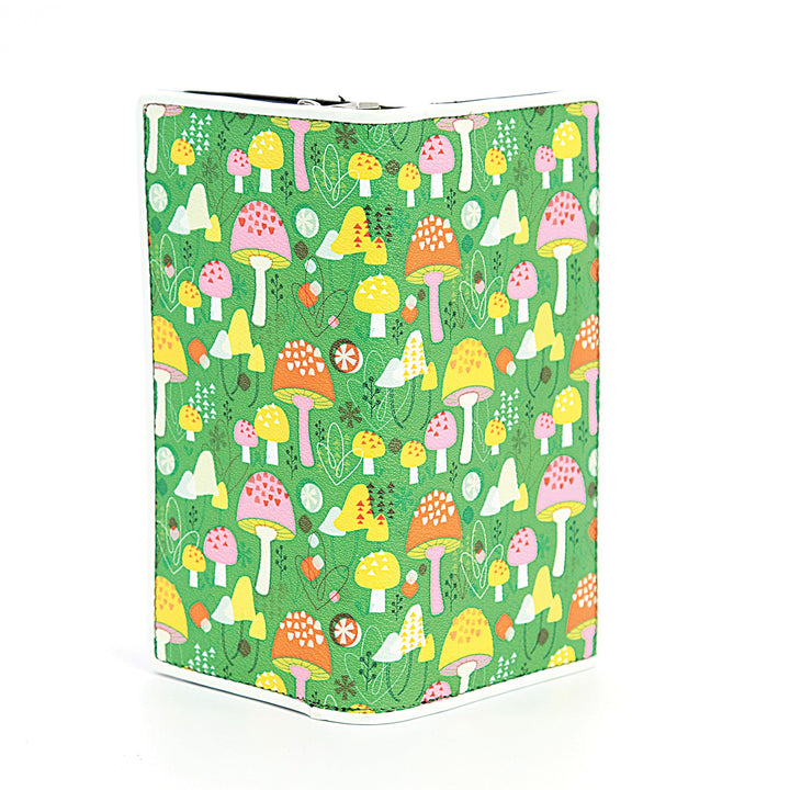 Mushroom Wallet, front  and back view