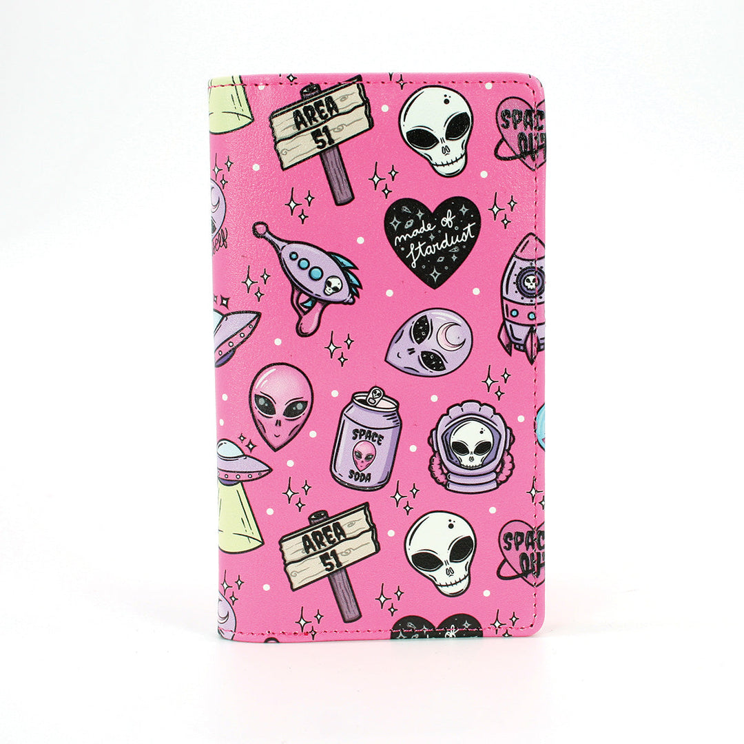 Alien Collage Wallet in Vinyl - CuriousCottageGoods.com