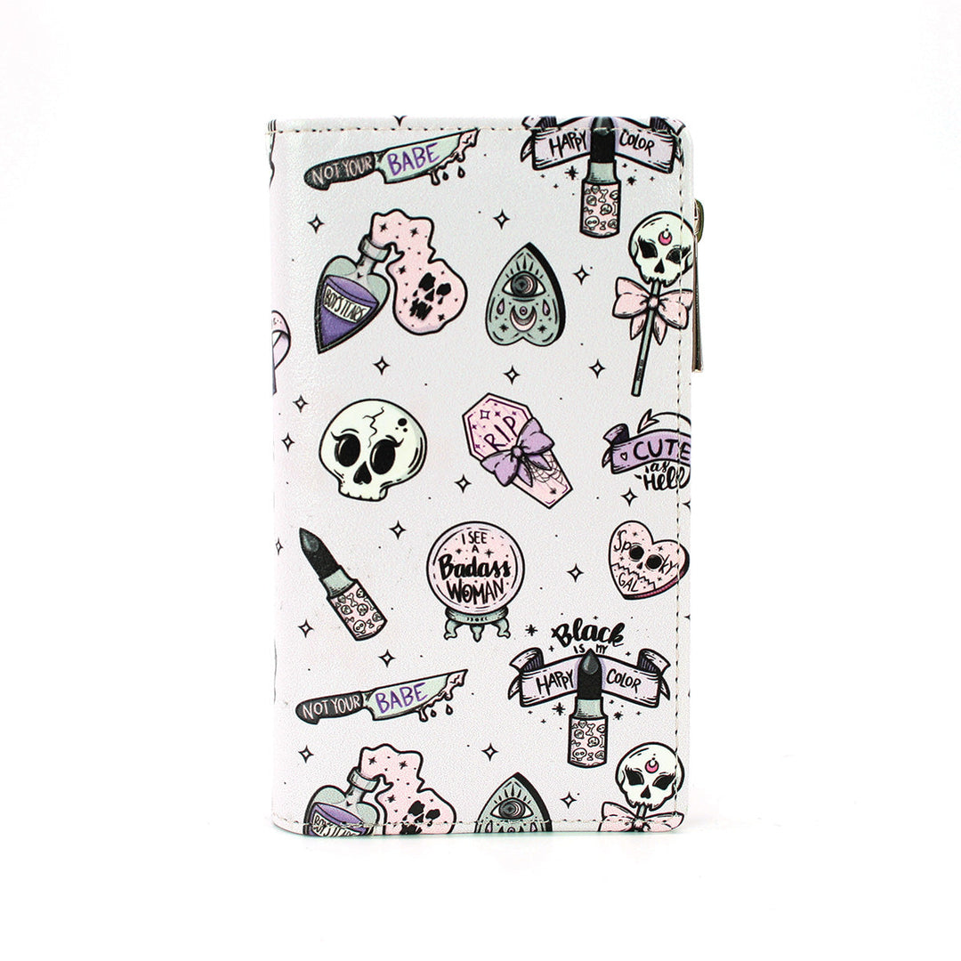 Spooky Girl Wallet in Vinyl - CuriousCottageGoods.com