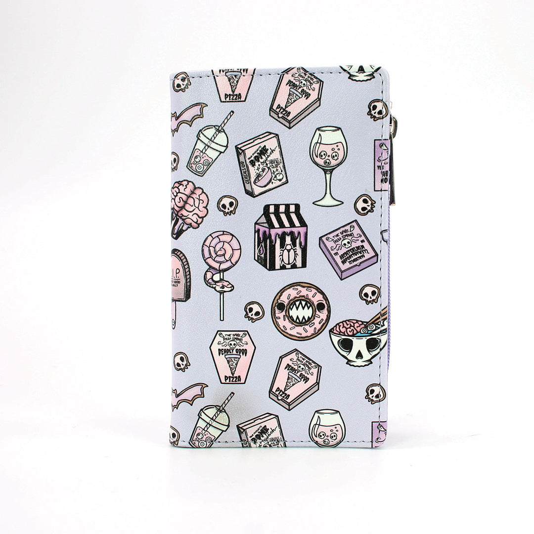 Spooky Food Wallet in Vinyl - CuriousCottageGoods.com