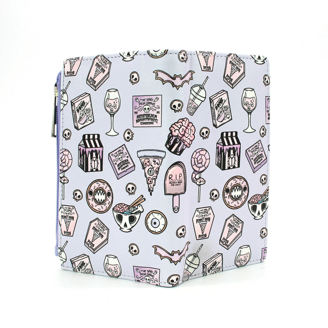 Spooky Food Wallet in Vinyl - CuriousCottageGoods.com