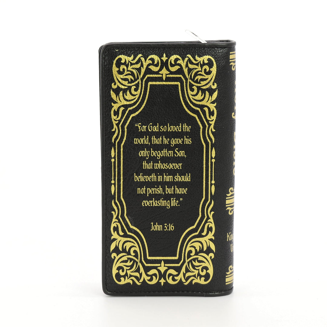 Holy Bible KJV Book Wallet in Vinyl - CuriousCottageGoods.com