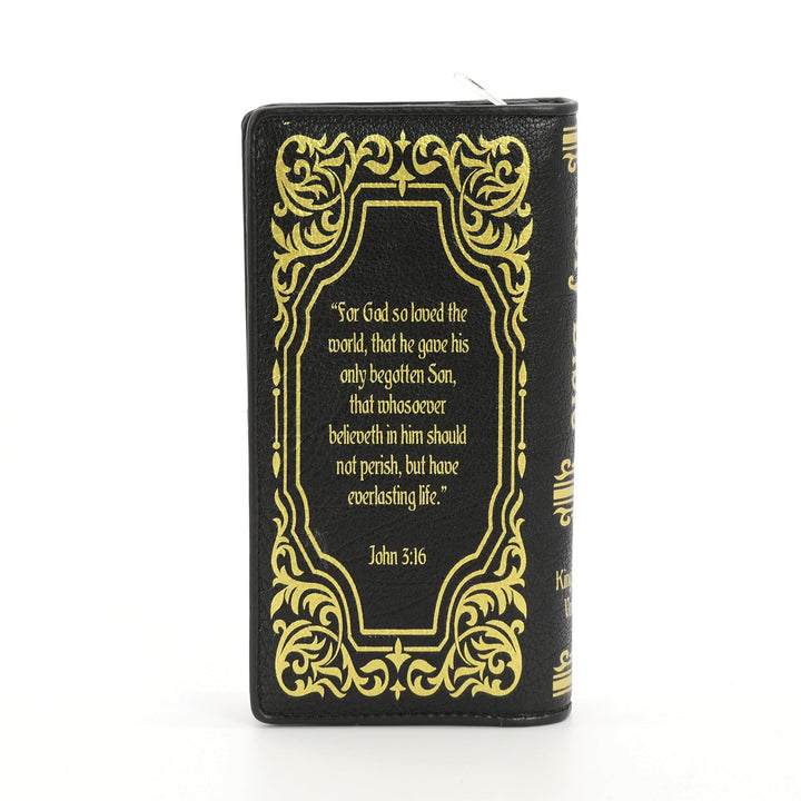 Holy Bible KJV Book Wallet in Vinyl - CuriousCottageGoods.com