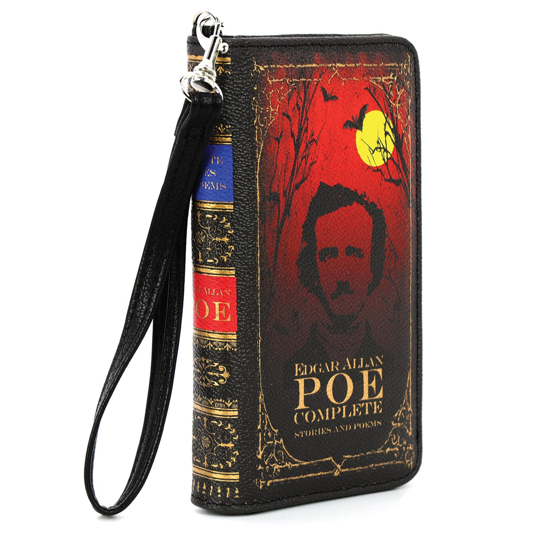 Edgar Allan Poe Book Wallet in Vinyl - CuriousCottageGoods.com