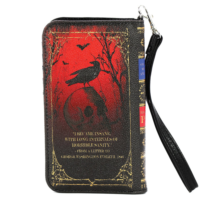 Edgar Allan Poe Book Wallet in Vinyl - CuriousCottageGoods.com