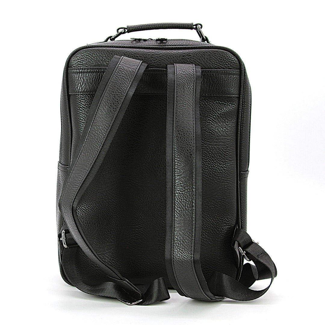 PROTRUDED SKULL RECTANGLE BACKPACK, back view