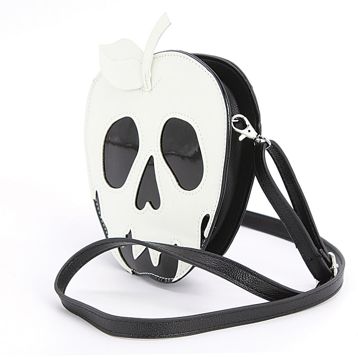 GLOW IN THE DARK POISON APPLE CROSS BODY BAG, SIDE VIEW