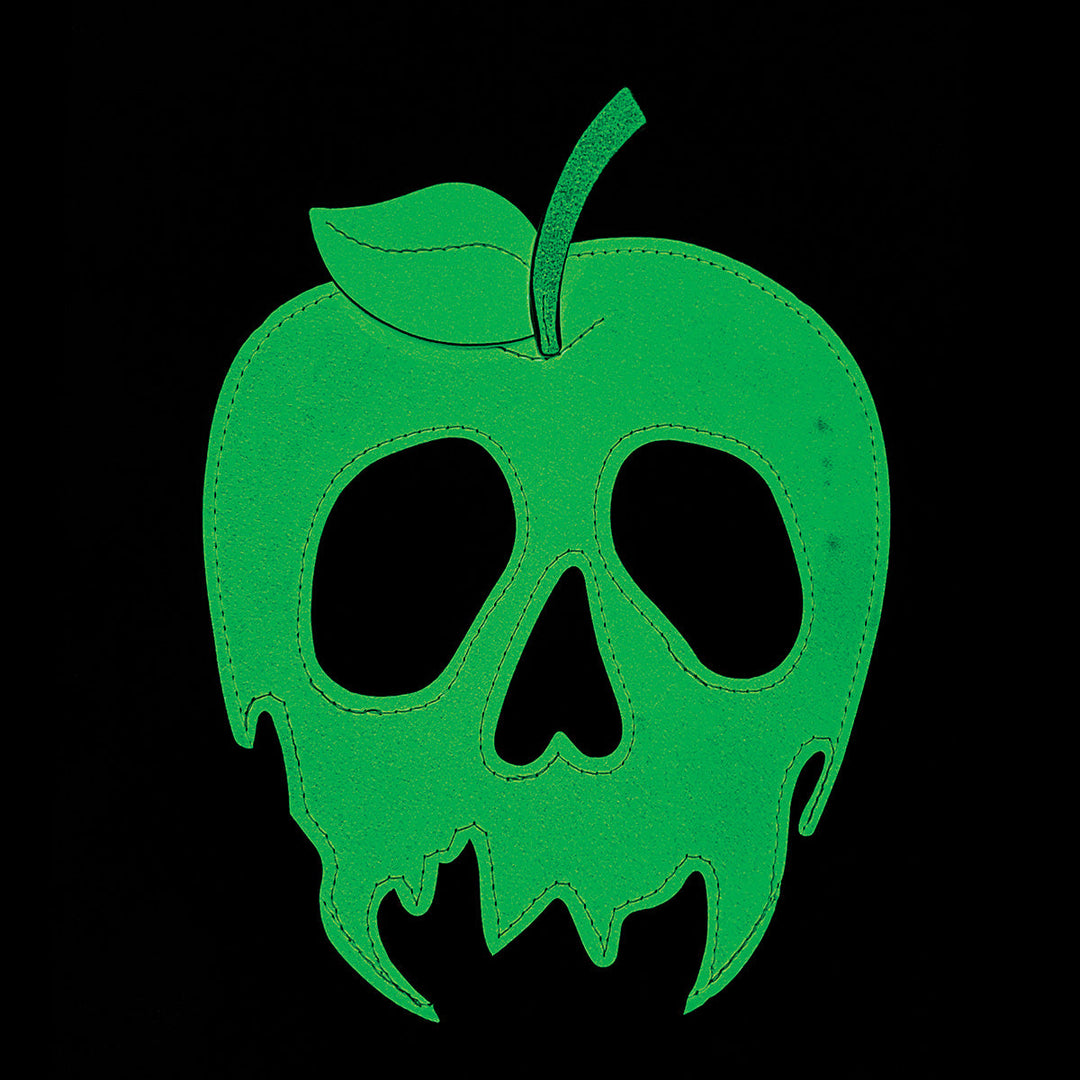 Glow in the dark poison apple crossbody bag, glowing in the dark