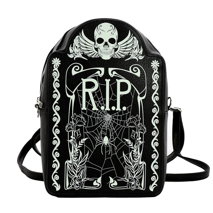 Glow in the Dark Tombstone Mini Backpack