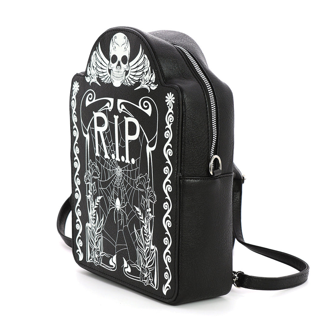 Glow in the Dark Tombstone Mini Backpack