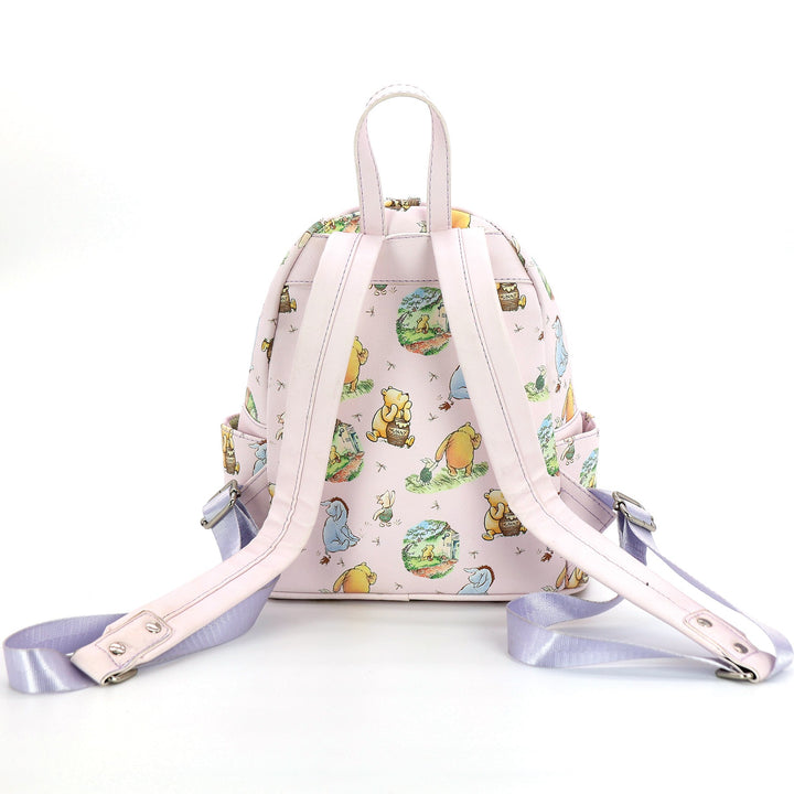 Winnie the Pooh All Over Pattern Mini Backpack in Vinyl - CuriousCottageGoods.com