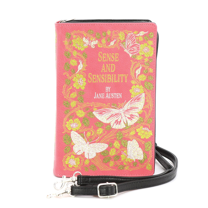 Sense and Sensibility Book Clutch Bag in Vinyl - CuriousCottageGoods.com