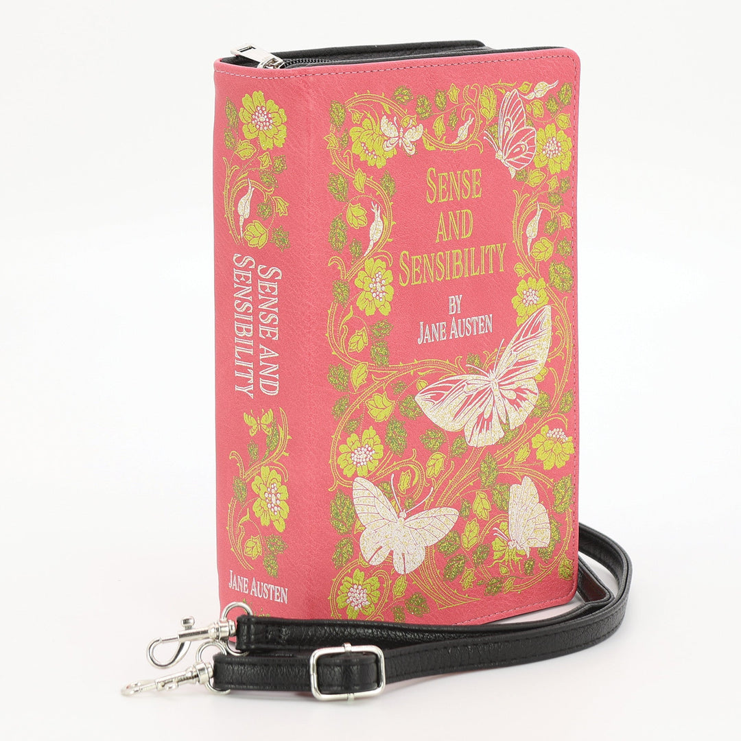 Sense and Sensibility Book Clutch Bag in Vinyl - CuriousCottageGoods.com