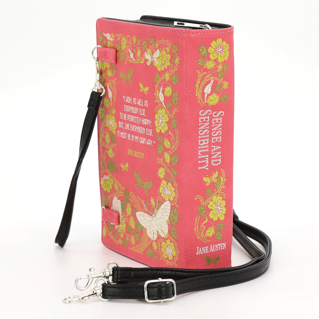 Sense and Sensibility Book Clutch Bag in Vinyl - CuriousCottageGoods.com