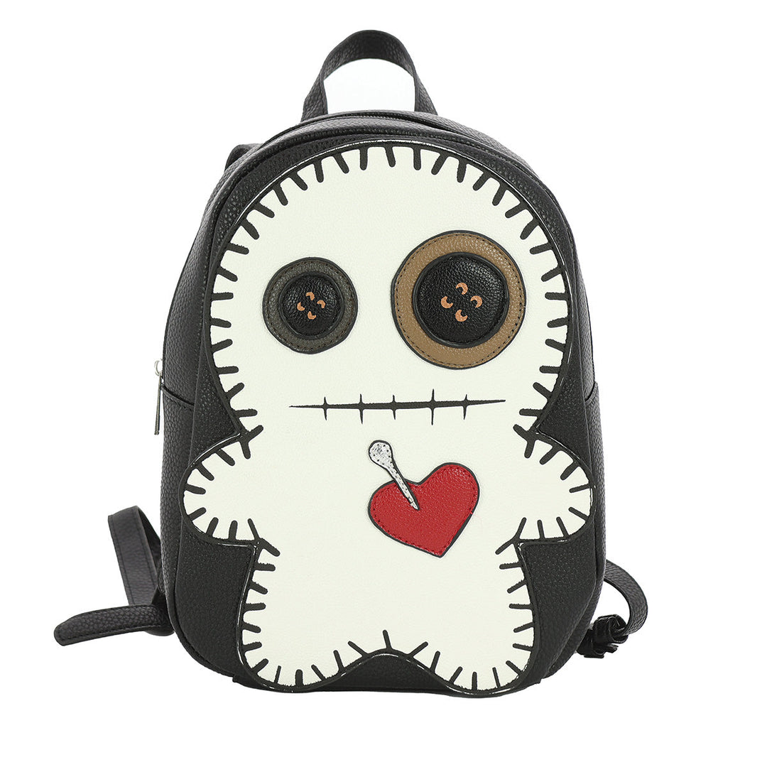 White Voodoo Doll Mini Backpack - CuriousCottageGoods.com
