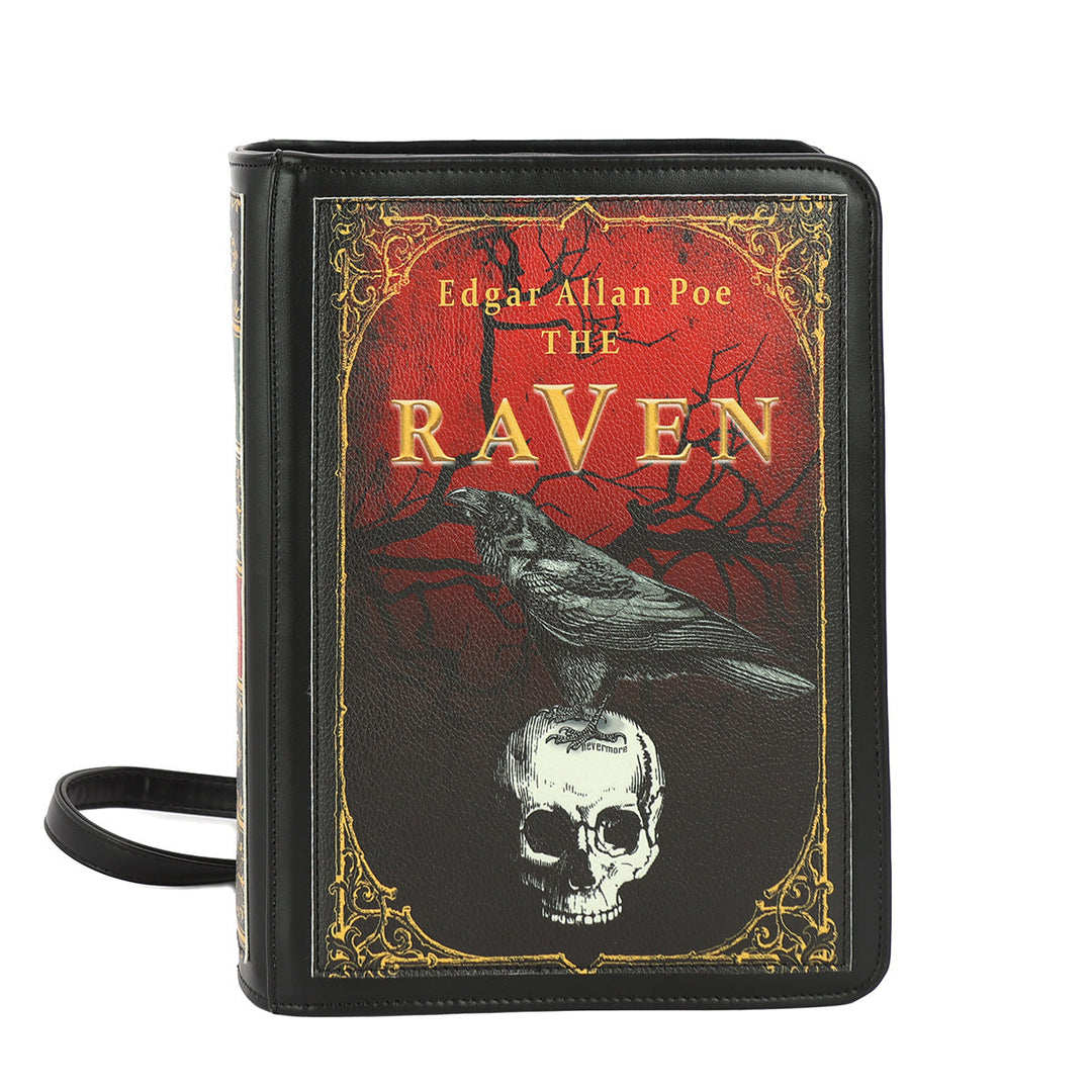 The Raven Vintage Book Backpack in Vinyl