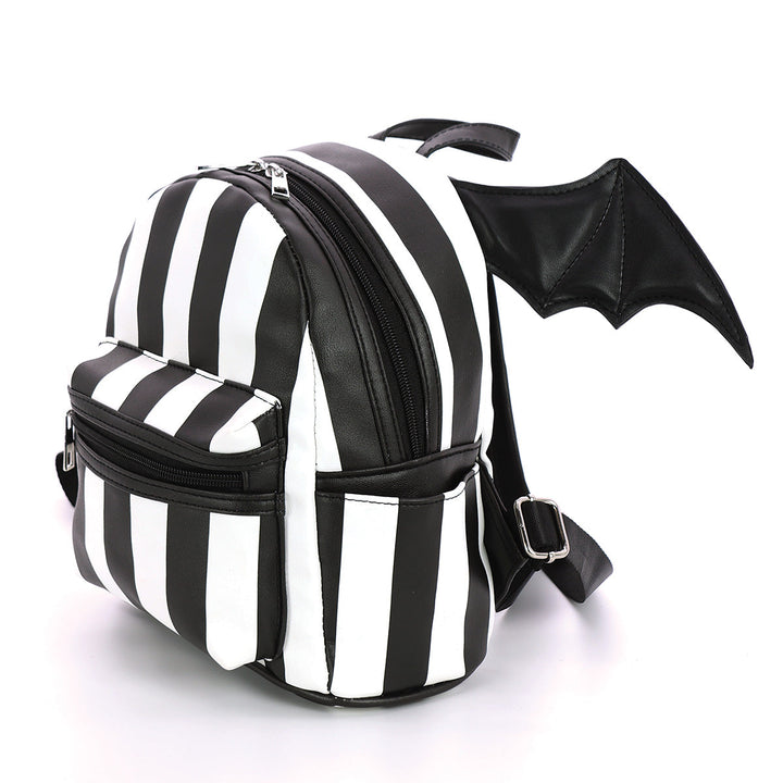 Striped Bat Wing Backpack