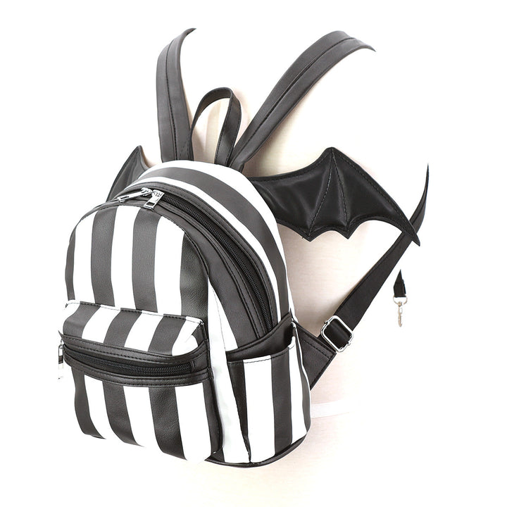 Striped Bat Wing Backpack