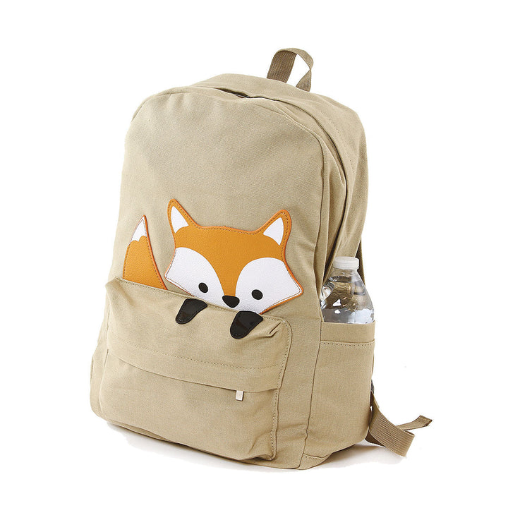 Canvas Fox Backpack Frontal view