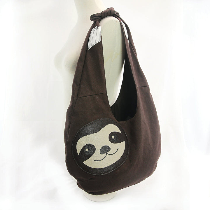 Sloth hobo bag on mannequin view