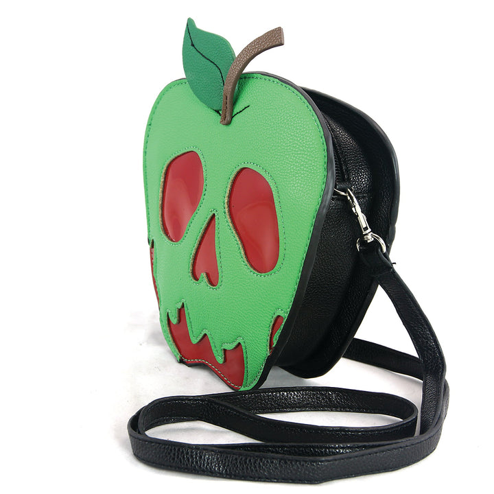 Sleepyville Critters - Poisoned Apple Crossbody Bag in Vinyl Material side view