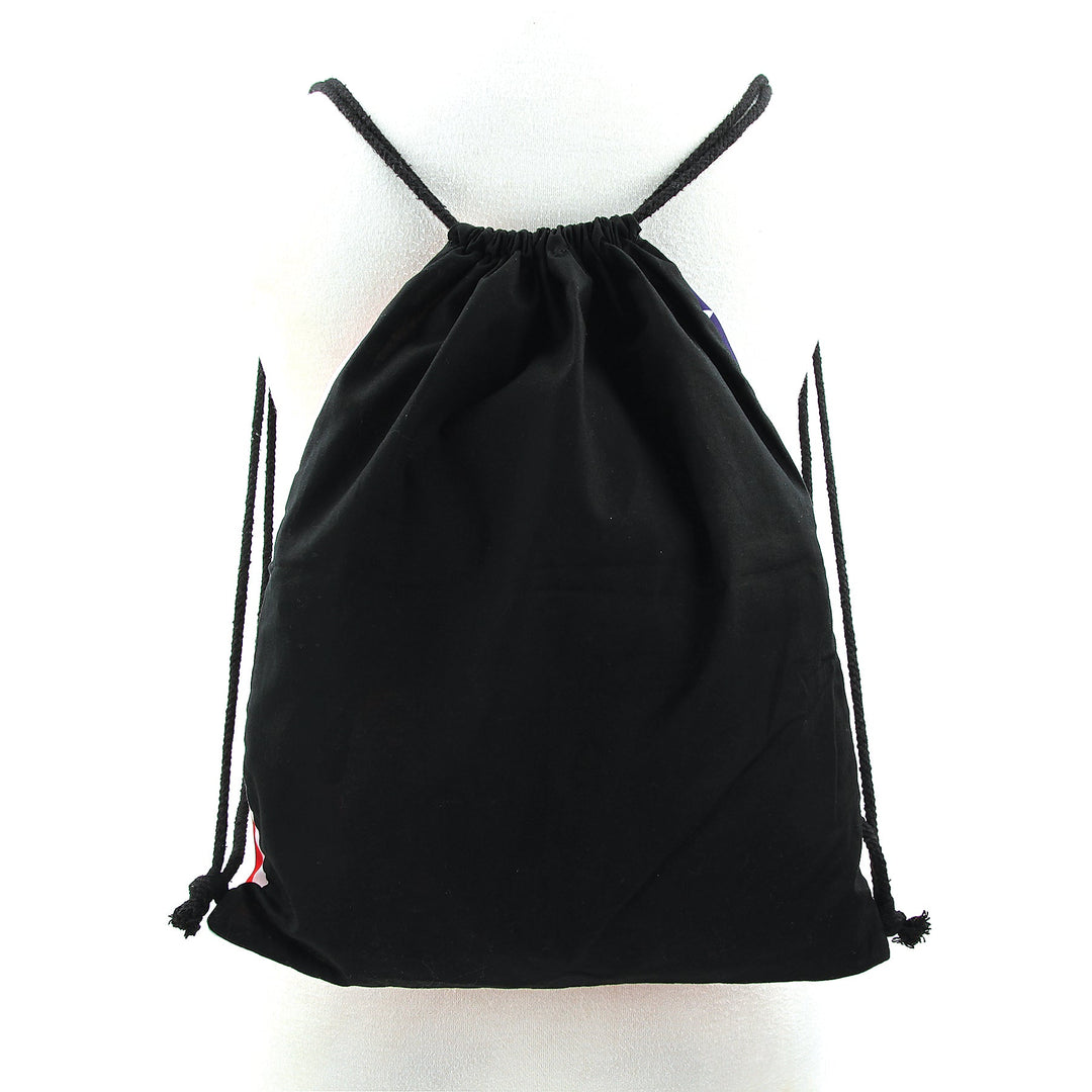 Americana Drawstring Slingbag in Polyester back view