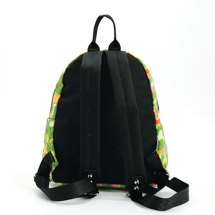 Mushroom Motif Mini Backpack in Polyester - CuriousCottageGoods.com