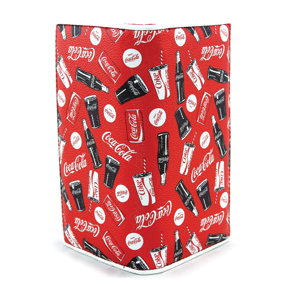 Coca-cola drinks wallet frontal view